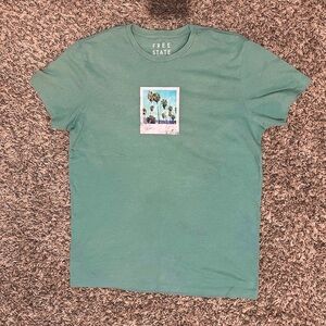 Aeropostale Shirt green palm tree